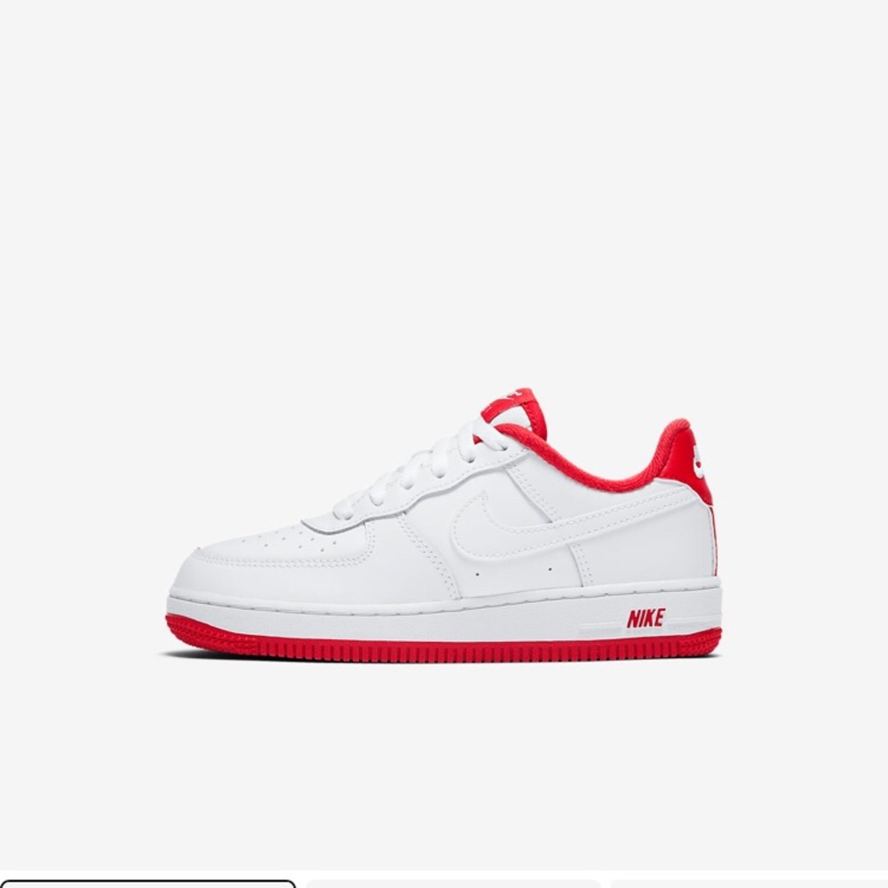 🔥Red & White Air Force 1 sneakers 🔥Great Find!!!
